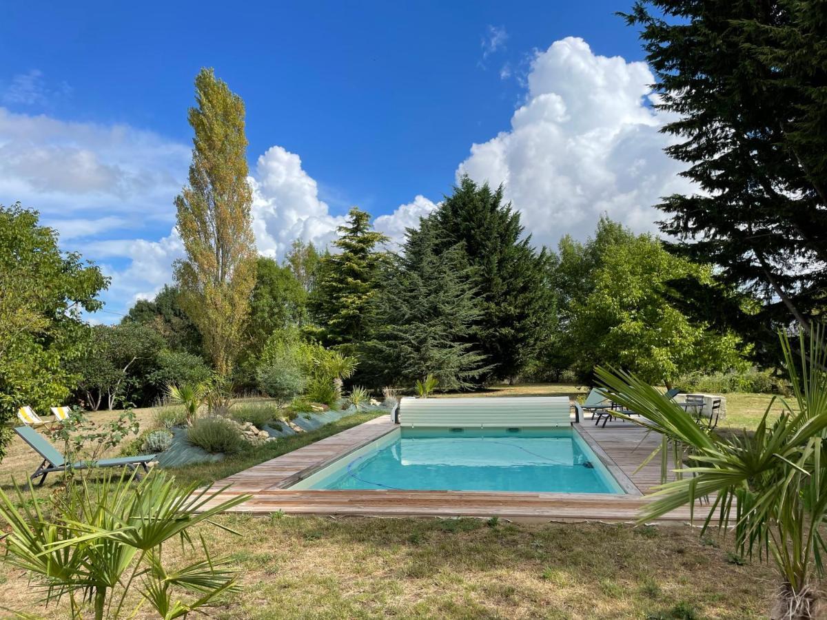 Villebernier Chambres D Hotes Avec Piscine Et Spa La Foliere Saumur المظهر الخارجي الصورة