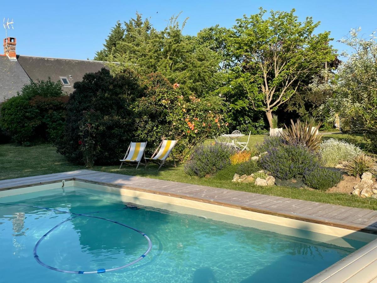 Villebernier Chambres D Hotes Avec Piscine Et Spa La Foliere Saumur المظهر الخارجي الصورة