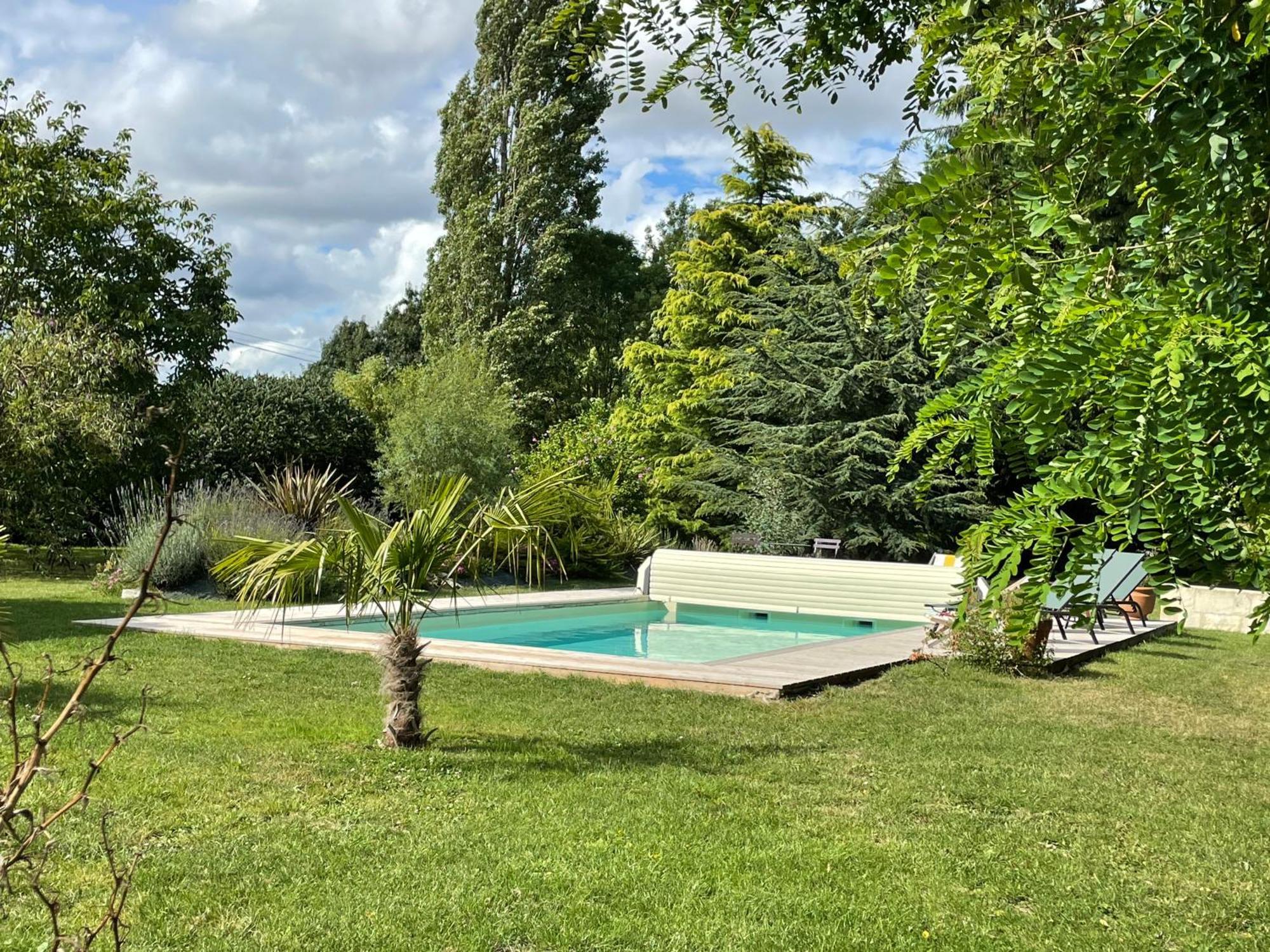 Villebernier Chambres D Hotes Avec Piscine Et Spa La Foliere Saumur المظهر الخارجي الصورة